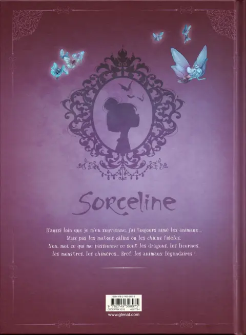 Verso de l'album Sorceline Tome 2 La fille qui aimait les animonstres