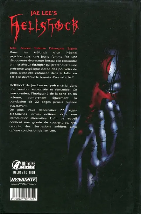 Verso de l'album Hellshock