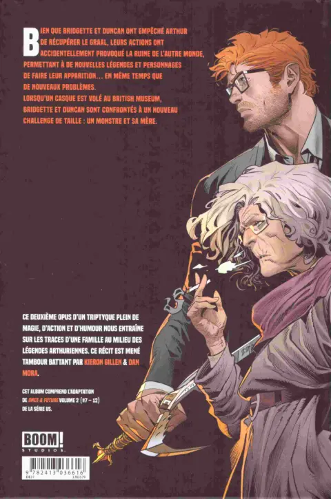 Verso de l'album Once & Future Tome 2