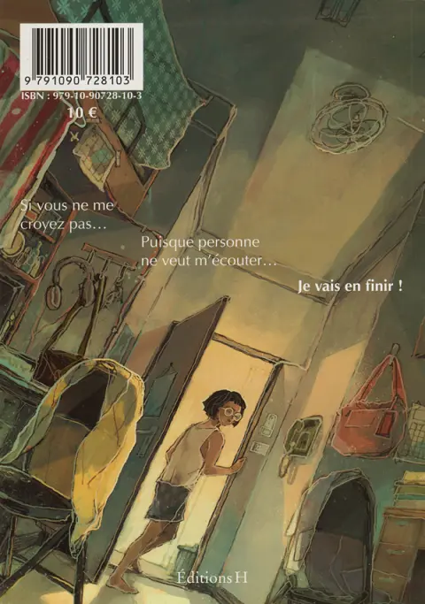 Verso de l'album Elle qui se laissait dévorer