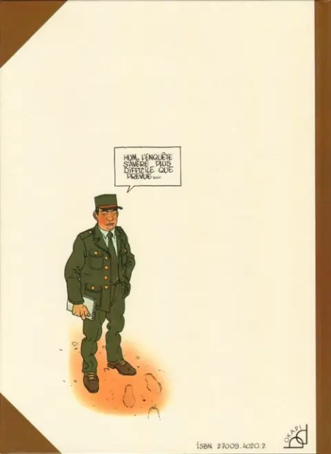 Verso de l'album Le Chêne du rêveur