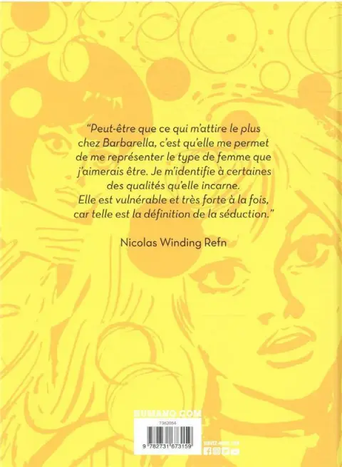Verso de l'album Barbarella Barbarella suivi des Colères du Mange-Minutes