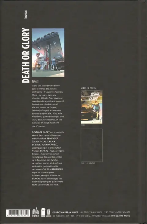 Verso de l'album Death or Glory Tome 1