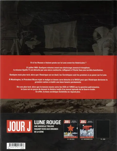 Verso de l'album Jour J Tome 1 Les russes sur la Lune !