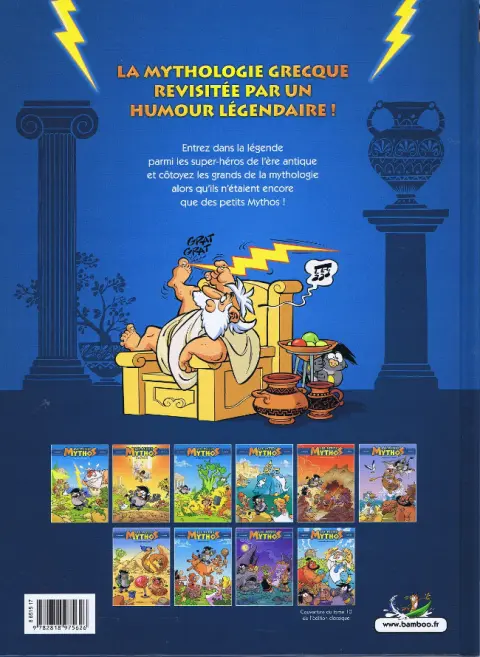 Verso de l'album Les Petits Mythos Tome 10 Vainqueur par chaos