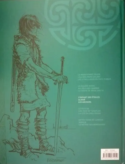 Verso de l'album Thorgal France Loisirs Tome 3 Tome 7 à 9