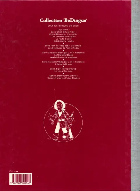 Verso de l'album Chick Bill Tome 4 Kid Ordinn le rebelle