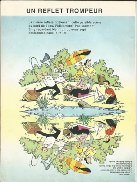 Verso de l'album Bob et Bobette (Publicitaire) Les Piquedunes pickpockets