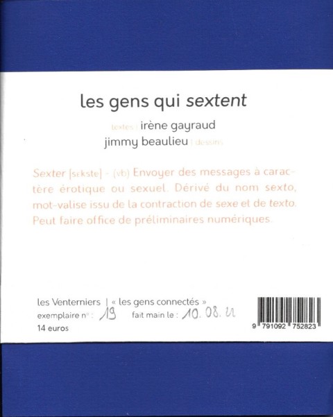 Verso de l'album Les gens qui sextent