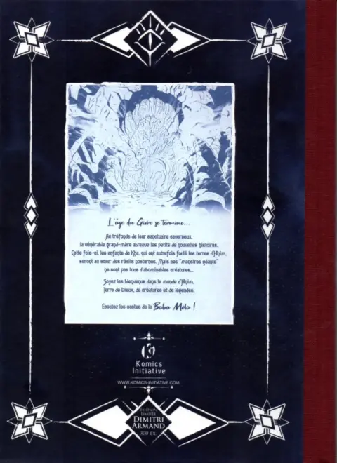 Verso de l'album Les contes du Givre Tome 3 Kha Orchestra