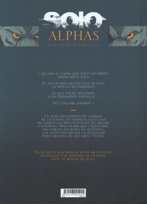 Verso de l'album Solo : Alphas