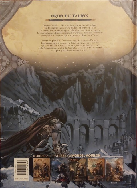 Verso de l'album Nains Tome 2 Ordo du Talion