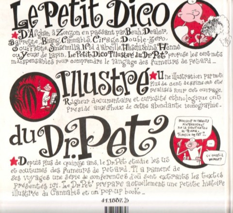 Verso de l'album Le petit dico illustré du Docteur Pet'