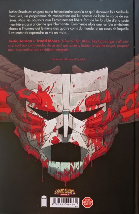 Verso de l'album Luther Strode Intégrale