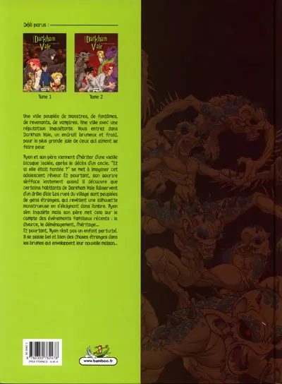 Verso de l'album Darkham Vale Tome 2 La caverne du dragon