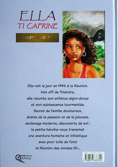 Verso de l'album Ella Tome 1 Ti Cafrine