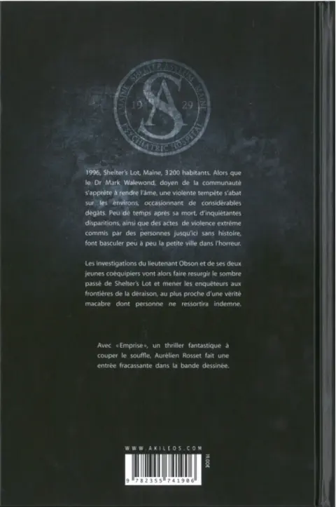 Verso de l'album Emprise