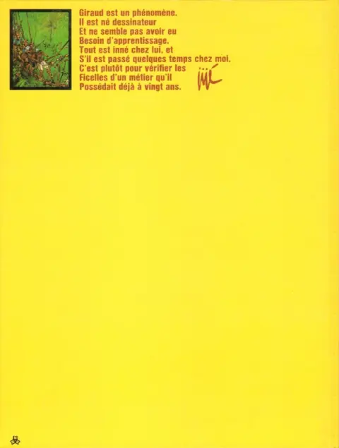 Verso de l'album Gir œuvres Tome 1 Le lac des émeraudes