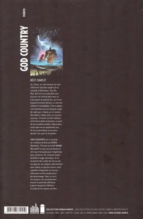 Verso de l'album God Country