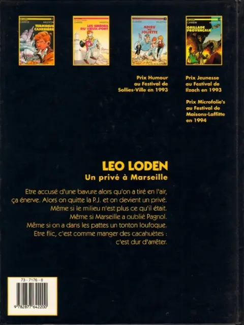 Verso de l'album Léo Loden Tome 5 Kabbale dans les Traboules