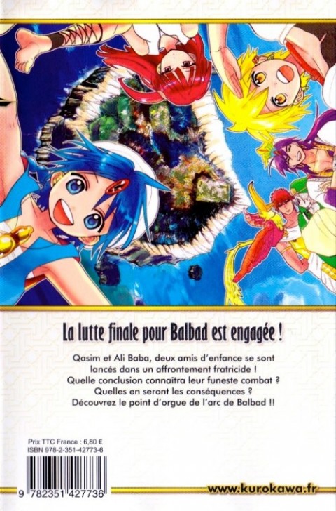 Verso de l'album Magi - The labyrinth of magic 8