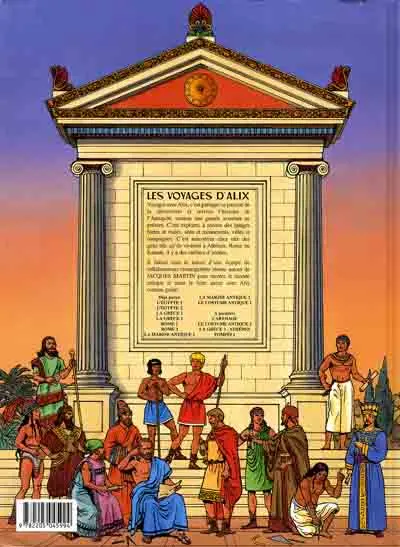 Verso de l'album Les Voyages d'Alix Tome 9 L'Égypte (2)