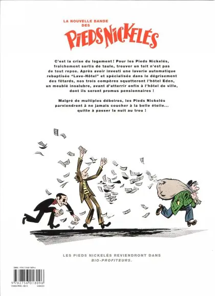 Verso de l'album La Nouvelle bande des Pieds Nickelés Tome 1 Pas si mal logés !