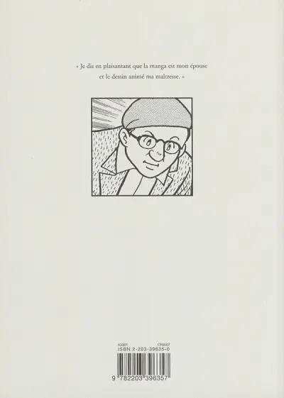 Verso de l'album Osamu Tezuka - Biographie Tome 4 1975 - 1989