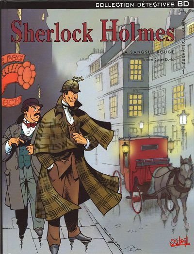 Couverture de l'album Sherlock Holmes Soleil Tome 1 La sangsue rouge