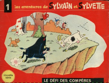 Couverture de l'album Sylvain et Sylvette Tome 1 Le défi des Compères