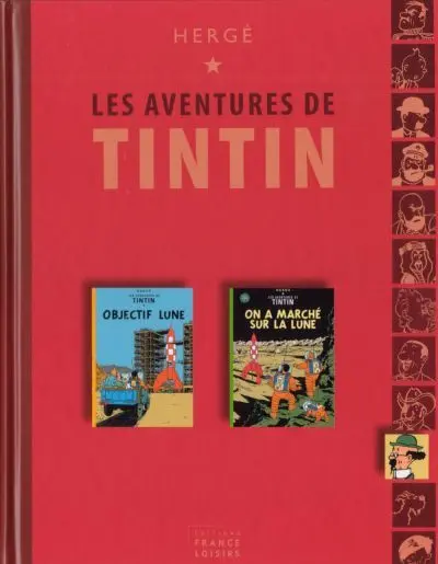 Tintin Objectif lune / On a marché sur la lune