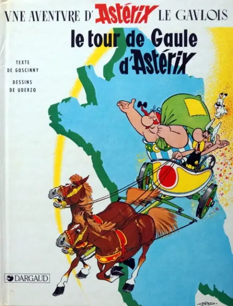 Couverture de l'album Astérix Tome 5 Le tour de Gaule d'Astérix
