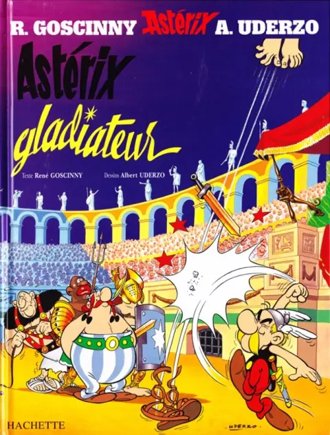 Couverture de l'album Astérix Tome 4 Astérix gladiateur