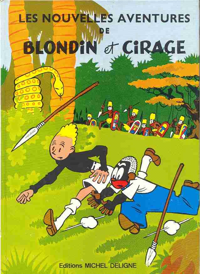 Couverture de l'album Blondin et Cirage Tome 4 Les nouvelles aventures de Blondin et Cirage