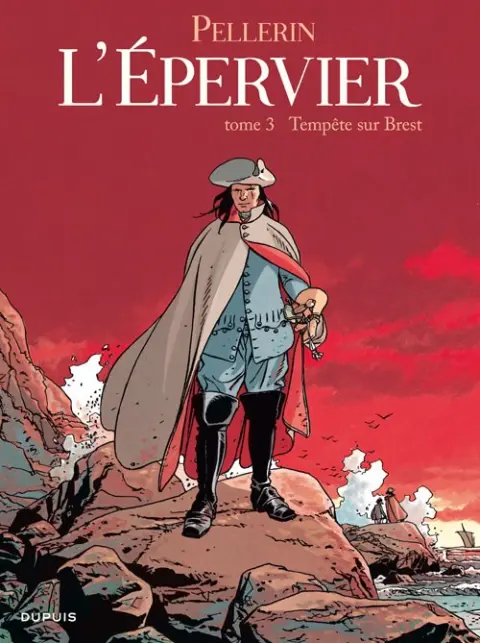 Couverture de l'album L'Épervier Tome 3 Tempête sur Brest