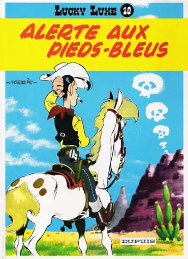 Couverture de l'album Lucky Luke Tome 10 Alerte aux Pieds-Bleus