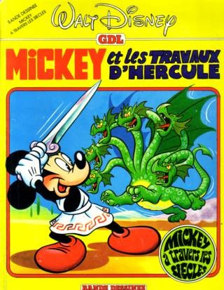 Couverture de l'album Mickey à travers les siècles Tome 3 Mickey et les travaux d'Hercule