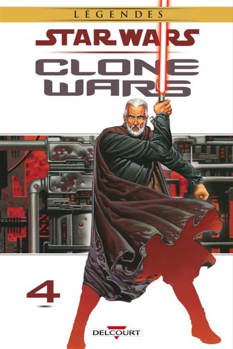 Couverture de l'album Star Wars - Clone Wars Tome 4 Lumière et Ténèbres