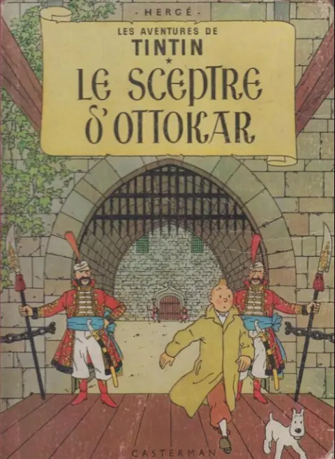 Couverture de l'album Tintin Tome 8 Le sceptre d'ottokar