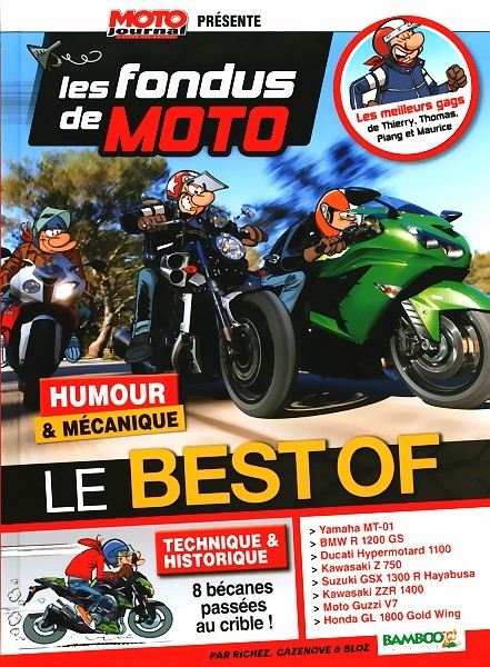 Couverture de l'album Les fondus de moto Le best of
