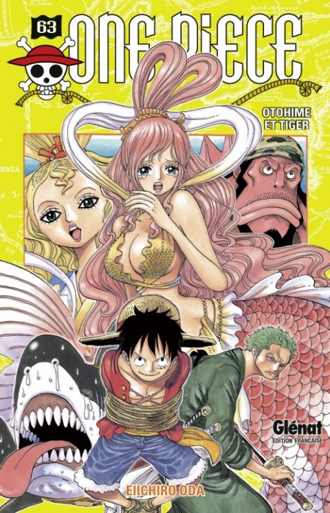 Couverture de l'album One Piece Tome 63 Otohime et Tiger