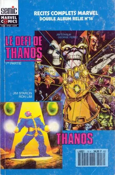 Récits Complets Marvel Album N° 16