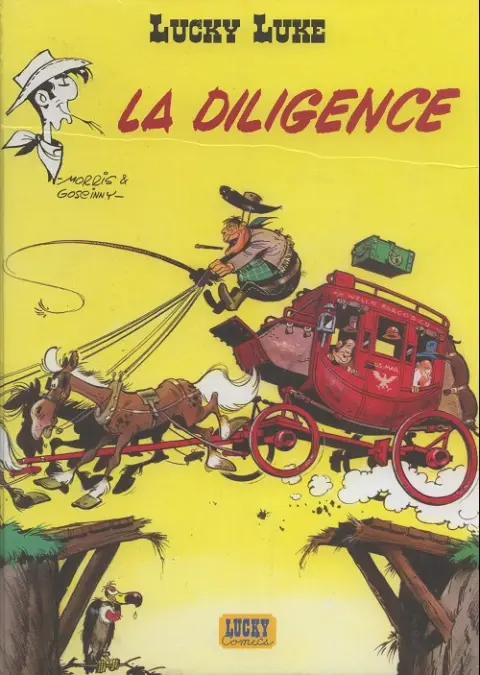 Couverture de l'album Lucky Luke Tome 32 La diligence