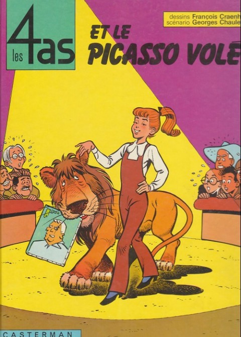 Couverture de l'album Les 4 as Tome 12 Les 4 as et le Picasso volé