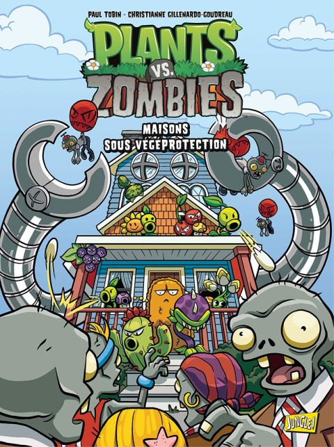Couverture de l'album Plants vs. zombies Tome 15 Maison sous vegeprotection