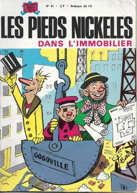 Couverture de l'album Les Pieds Nickelés Tome 61 Les Pieds Nickelés dans l'immobilier