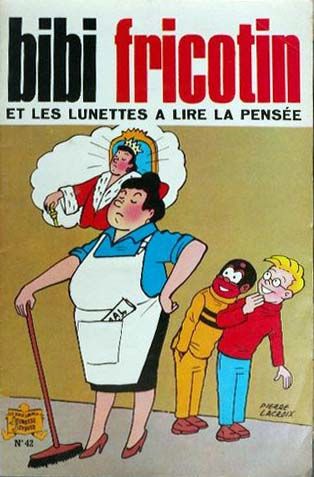 Couverture de l'album Bibi Fricotin 2e Série - Societé Parisienne d'Edition Tome 42 Bibi Fricotin et les lunettes à lire la pensée