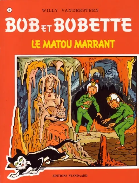 Couverture de l'album Bob et Bobette Tome 74 Le matou marrant