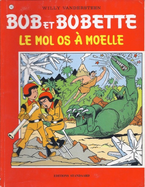 Couverture de l'album Bob et Bobette Tome 143 Le Mol Os à moelle
