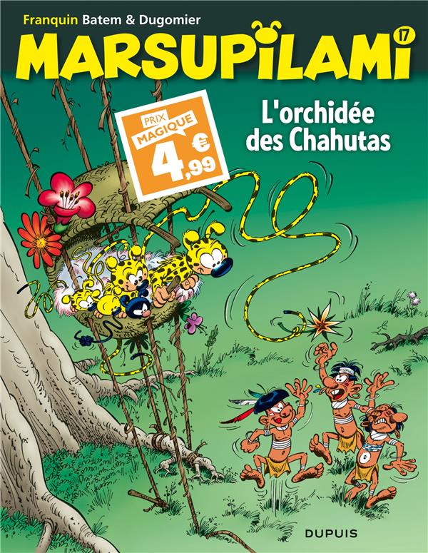 Couverture de l'album Marsupilami Tome 17 L'orchidée des chahutas